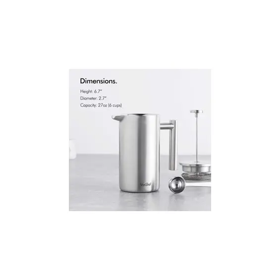 VonShef 1000115 francuska presa (French press)