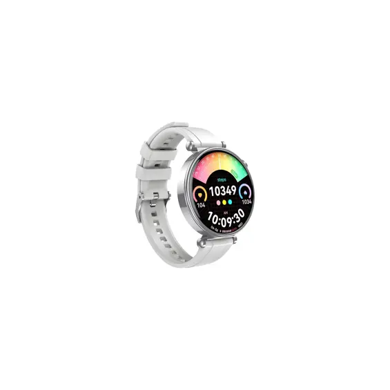 XO GT4 Mini AMOLED Silver pametni sat 1,32" 466×466, Bluetooth pozivi, IP68