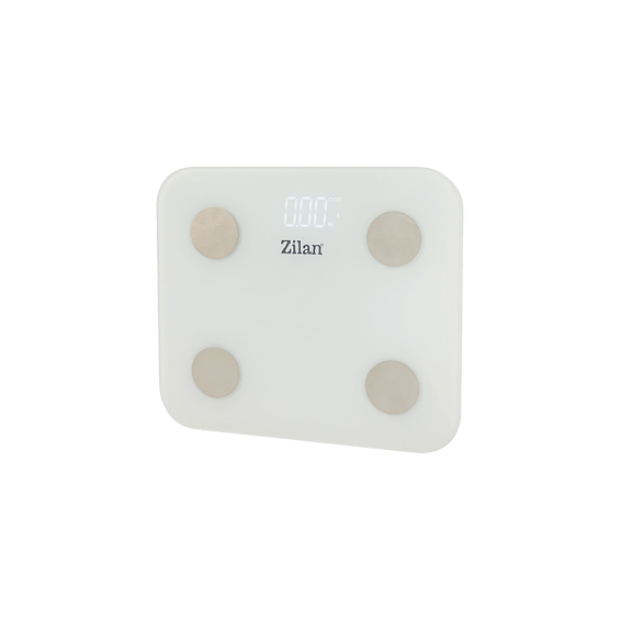 Zilan Digitalna tjelesna vaga,  do 180 kg., LED zaslon, Bluetooth - ZLN9006