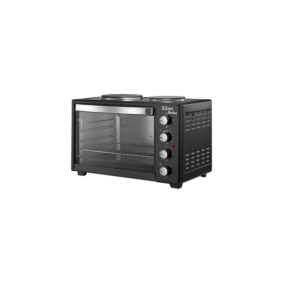 Zilan Mini pećnica, 2 grijače ploče, 45 l, 3200 W, crna - ZLN2935