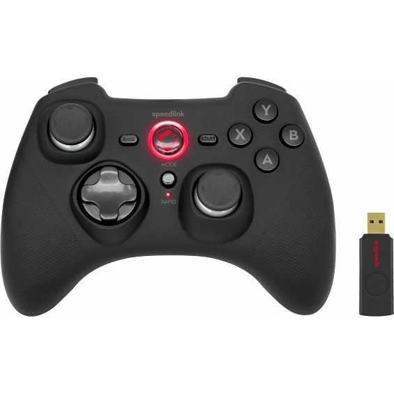 Gamepad SPEEDLINK Rait, PC/PS3/Switch/OLED, bežični, crni