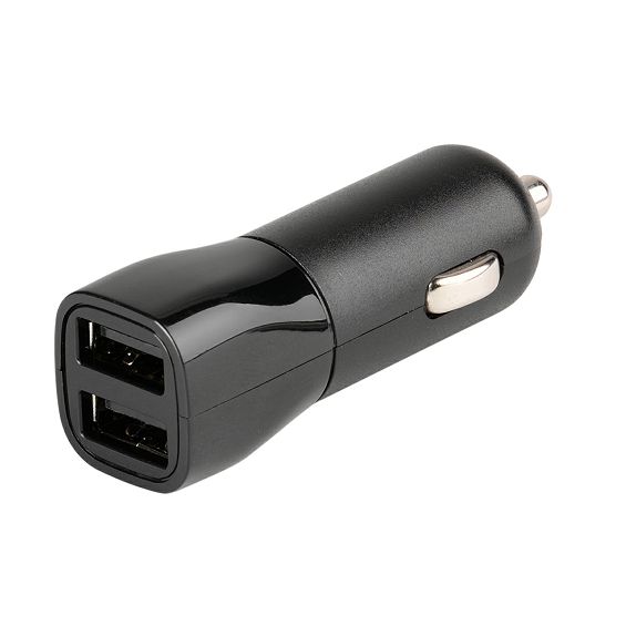 Auto punjač VIVANCO 62248, 2x USB 2,4A, max. 3.4A/17W, crni