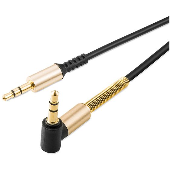 hoco. Audio kabel 3.5 mm, dužina 1.0 metar, crna - UPA02 Spring Audio AUX  BK