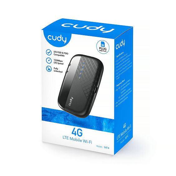 Mobilni router CUDY MF4, 4G LTE Mobile Wi-Fi