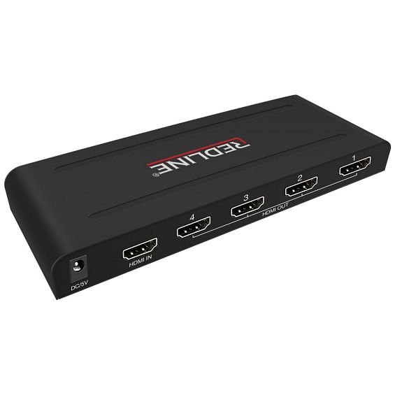 REDLINE HDMI razdjelnik, 1 ulaz - 4 izlaza - HS-4000