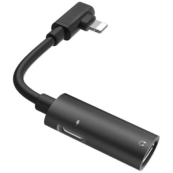 hoco. Adapter za slušalice 2in1, iPhone,Lightning na 2 x Lightning - LS18 Lightning to Lightning