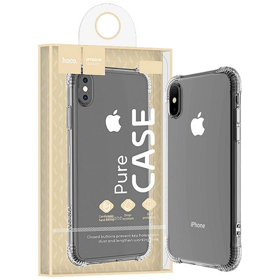 hoco. Navlaka za iPhone X / XS, transparent - Armor series Case iPhone X/XS