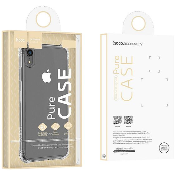 hoco. Navlaka za iPhone XR, transparent - Armor series Case iPhone XR