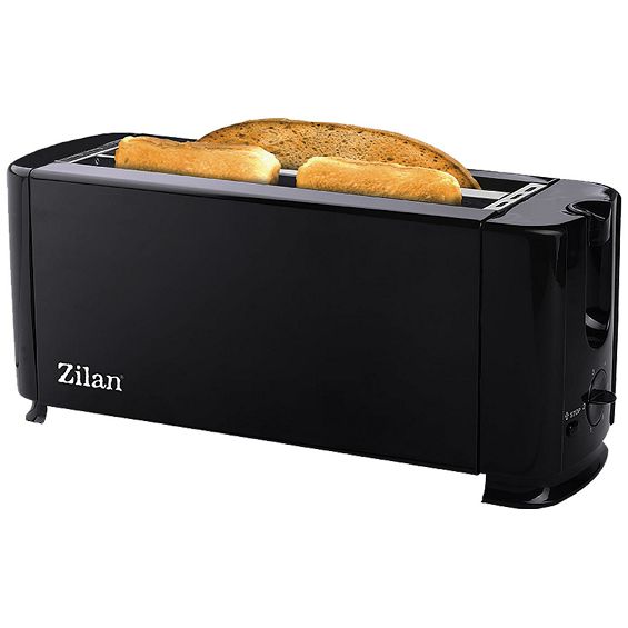 Zilan Toster, 4 šnite kruha, 6 nivoa grijanja, 1000 W, crna - ZLN2706
