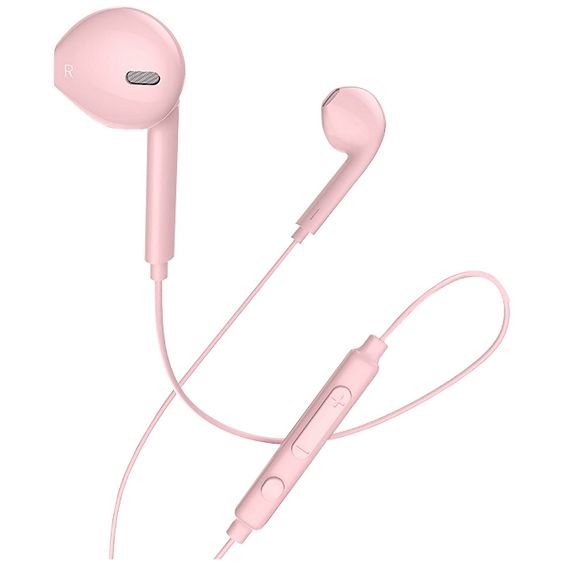 hoco. Slušalice sa mikrofonom, 3.5 mm, dužina kabela 1.2 met, pink - M55 Memory sound Pink