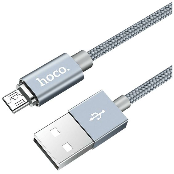 hoco. USB kabel za smartphone, metal magnetic, micro USB, 2.0 A - U40A Magnetic microUSB