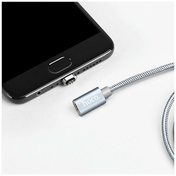 hoco. USB kabel za smartphone, metal magnetic, micro USB, 2.0 A - U40A Magnetic microUSB