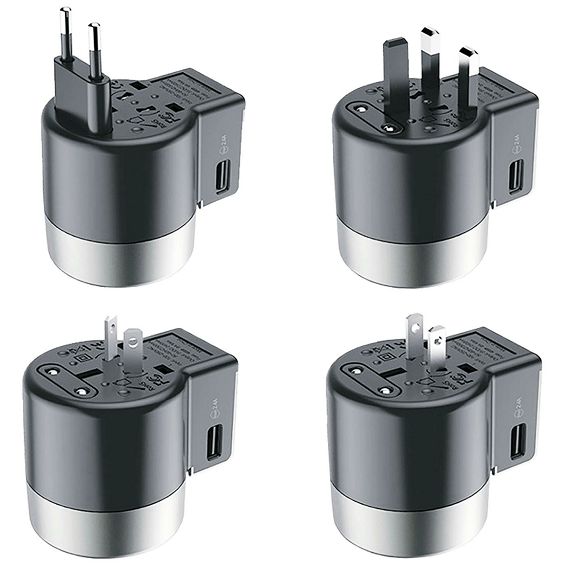 hoco. Punjač kućni, univerzalni, EU/UK/US/AU, 2 x USB,2.5 A - AC4 Dual port rotating charging