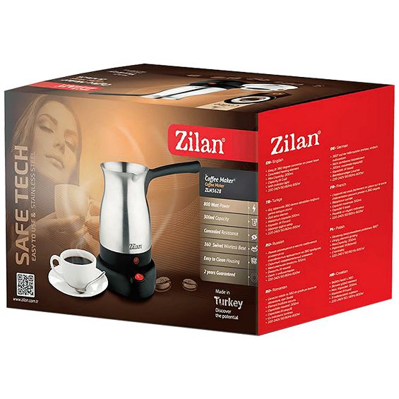 Zilan Kuhalo za kavu, 800W, 0,3 lit., INOX - ZLN3628