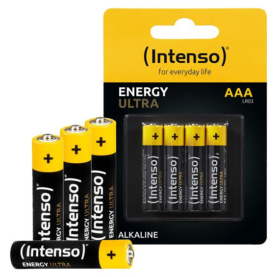 (Intenso) Baterija alkalna, AAA LR03/4, 1,5 V, blister 4 kom - AAA LR03/4