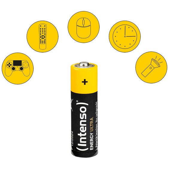 (Intenso) Baterija alkalna, AA LR6/4, 1,5 V, blister 4 kom - AA LR6/4
