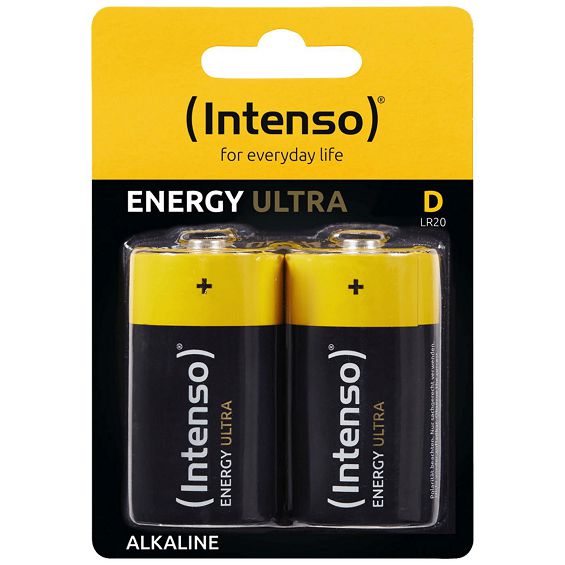 (Intenso) Baterija alkalna, LR20 / D, 1,5 V, blister 2 kom - LR20 / D