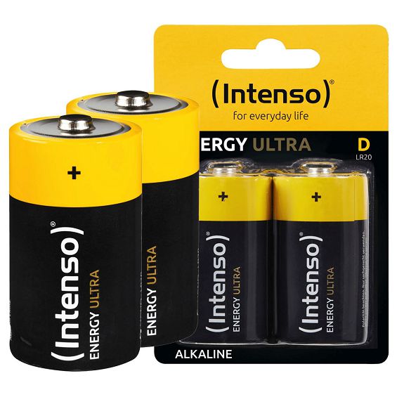 (Intenso) Baterija alkalna, LR20 / D, 1,5 V, blister 2 kom - LR20 / D