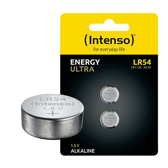 (Intenso) Baterija alkalna LR54/2, 1,5V dugmasta, blister 2 kom - LR54/2