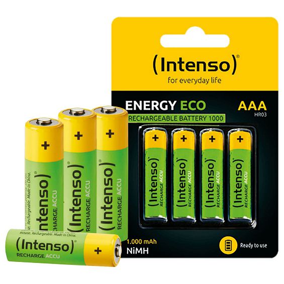 (Intenso) Baterija punjiva AAA / HR03, 1000 mAh, blister 4 kom - AAA / HR03/1000