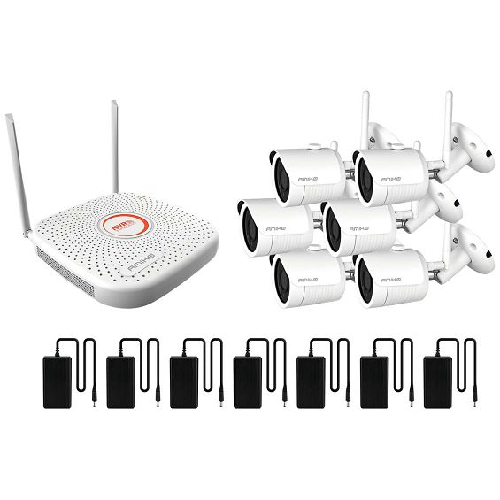 Amiko Home Set za video nadzor, 2 Mpixel, 6 x bullet cam., 9 ch, WiFi - WIFI KIT-6900