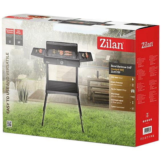 Zilan Grill / Roštilj , električni, 2400 W, samostojeći - ZLN3789