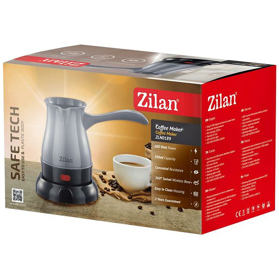 Zilan Kuhalo za kavu, 600 W, 0,3 lit., siva - ZLN0189 (ZLN0188/GY)