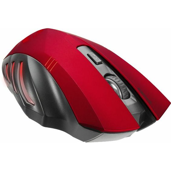 Miš SPEEDLINK Fortus, bežični, LED, 2400 DPI, crveno-crni
