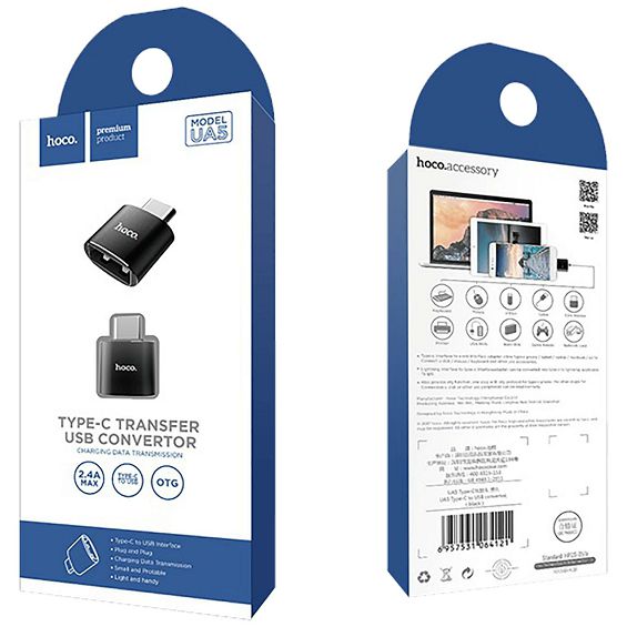 hoco. Adapter USB type C na USB-A - UA5