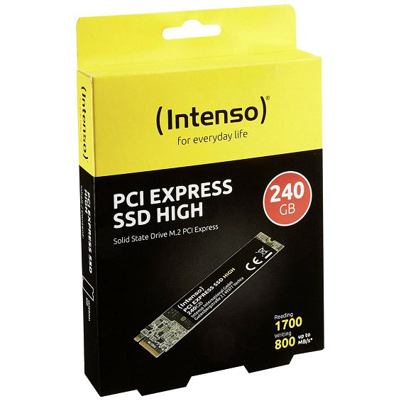 (Intenso) SSD M.2 2280, PCIe, kapacitet 240 GB - SSD M.2 PCIe 240GB/High