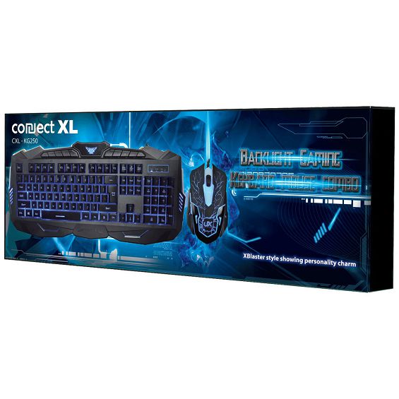 Connect XL Tipkovnica + miš, gaming set - CXL-KG250 Kit Gaming