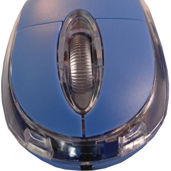 Connect XL Miš optički,  800dpi, USB, plava boja - CXL-M100BU