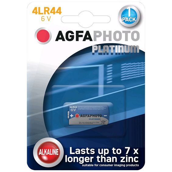 Agfa Baterija alkalna, za alarm, 6 V, blister pak. 1 kom. - 4LR44 B1