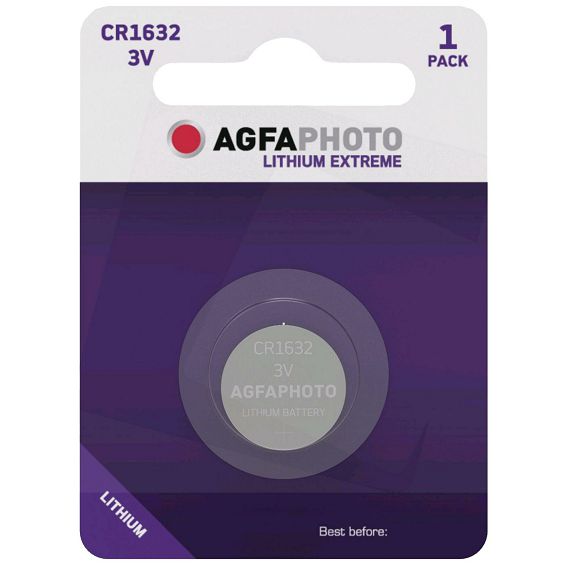 Agfa Baterija litijska, CR1632, 3V, dugmasta, blister 1 kom. - CR1632 B1