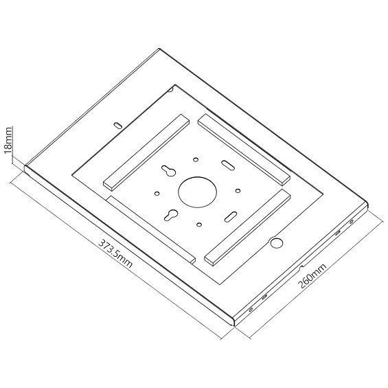 Maclean Zidni nosač za iPAD Pro,  do 12.9" - MC-907W