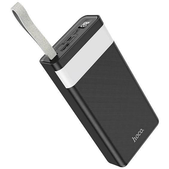 hoco. Punjač prijenosni sa lampom, Hoco j73, 30000mAh, 2A / 2A - J73 Powerful, Black