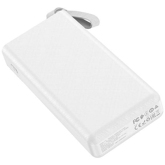 hoco. Punjač prijenosni sa lampom, Hoco j73, 30000mAh, 2A / 2A - J73 Powerful, White