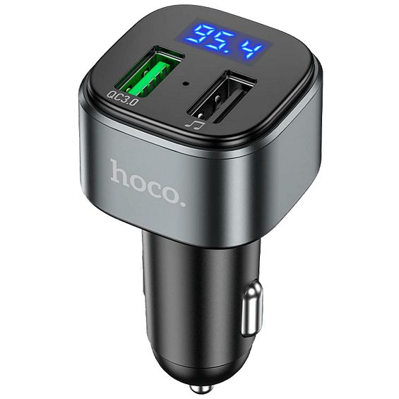 hoco. FM modulator, E67, Bluetooth, 12/24 V, USB QC 18W - E67 Fighter