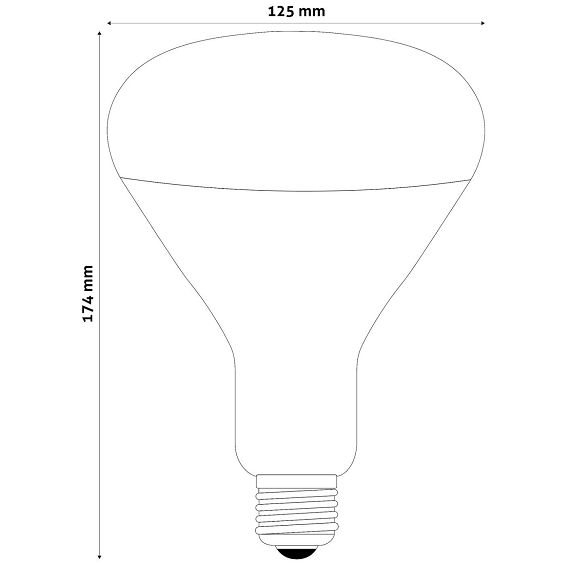 Avide Žarulja, 100W, E27, Infra Red, IP20 - ASIR27-100W-R