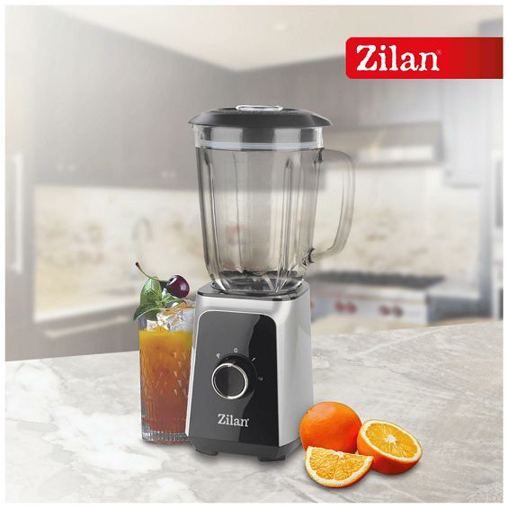 Zilan Blender zapremina 1.5 lit., 1000 W, 2 brzine, staklo, led - ZLN3925