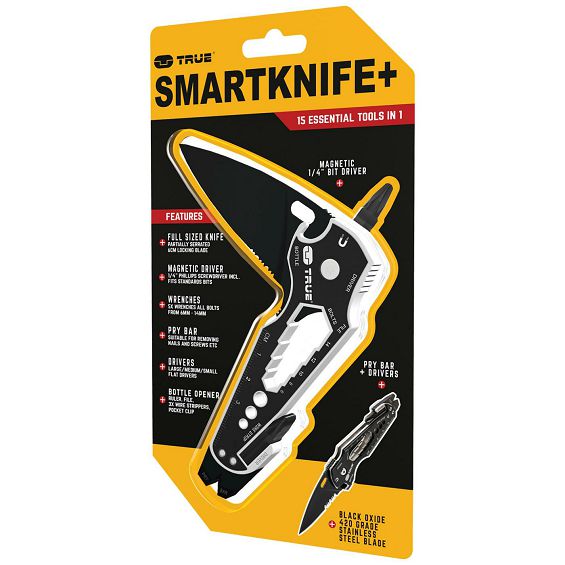 True Džepni nož na preklapanje, 15 alata, Smartknife + - TU6869