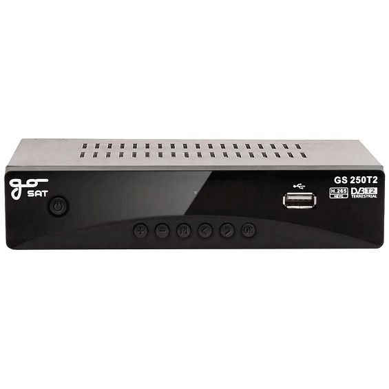 GoSAT Prijemnik zemaljski, DVB-T2, FullHD, H.265/HEVC, HDMI, Scart - GS 250T2