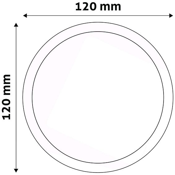 Avide Plafonjera LED, ugradna, 6W, 420 lm, 4000K, IP20 - ACRPNW-R-6W-ALU