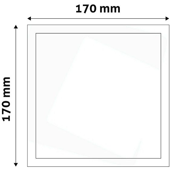 Avide Plafonjera LED, 12W, 950 lm, 4000K, IP20 - ACSMNW-S-12W-ALU-SN