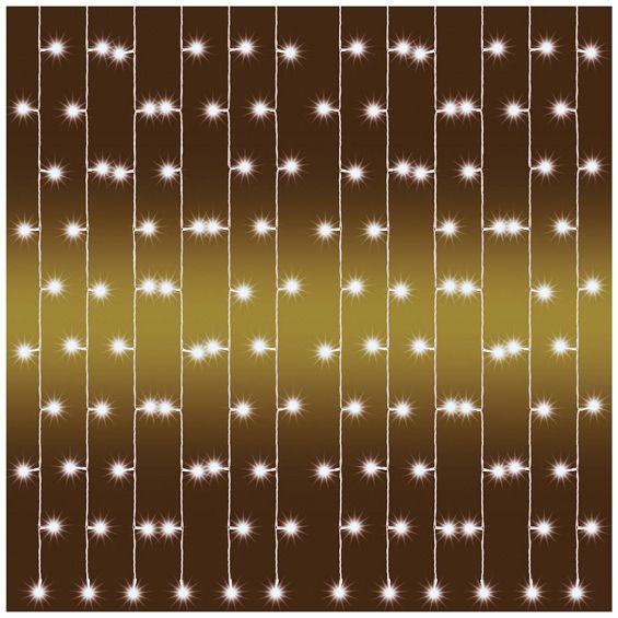 home Dekorativna LED rasvjeta, svjetlosna zavjesa - KAF 210LC/WW