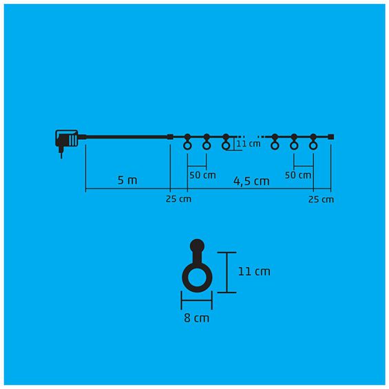 home Dekorativna LED rasvjeta, 10 LED kugli  - LPL 10 GLOBE