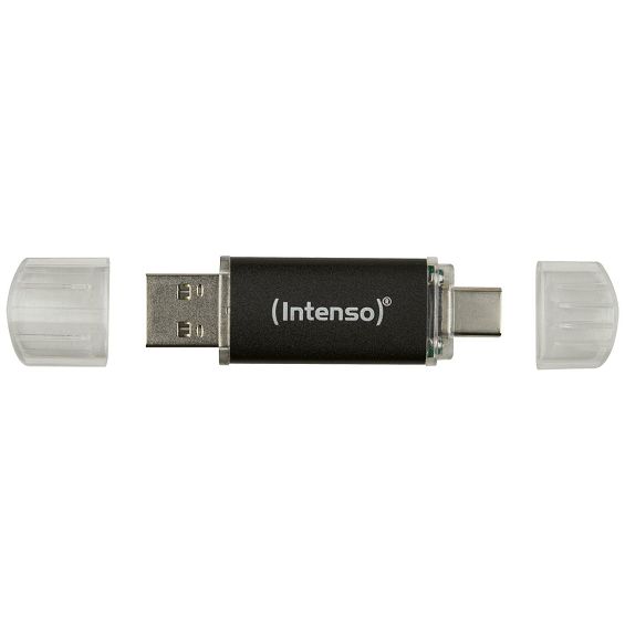 (Intenso) USB Flash drive 128GB, USB 3.2, USB-C, USB-A, Twist Line - USB3.2-128GB/Twist Line