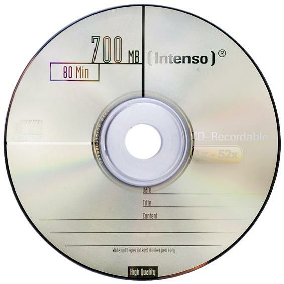 (Intenso) CD-R 700MB (80 min.) pak. 10 komada Slim Case - CD-R700MB/10Slim