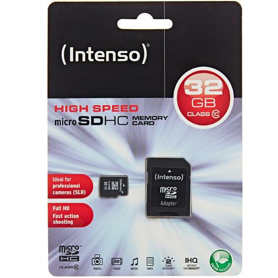 (Intenso) Micro SD Kartica 32GB Class 10 (SDHC & SDXC) sa adapterom - SDHCmicro+ad-32GB/Class10