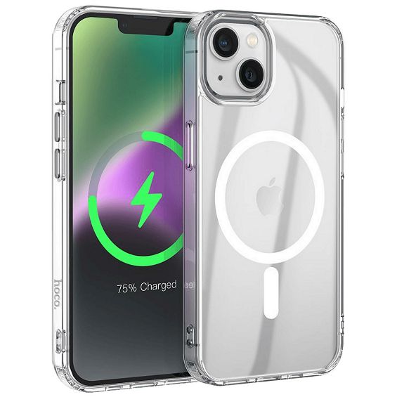 hoco. Navlaka za iPhone 14, magnetic, transparent - Phone case iP14